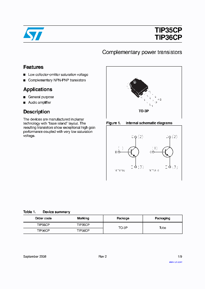 TIP35CP_1059117.PDF Datasheet