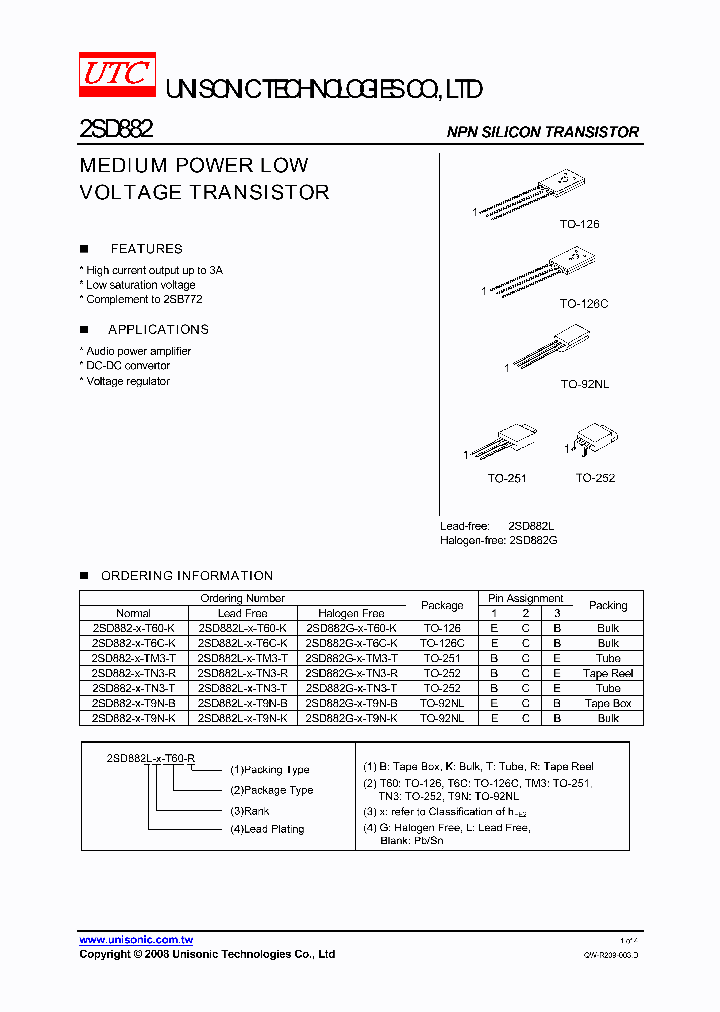 2SD882_1063362.PDF Datasheet