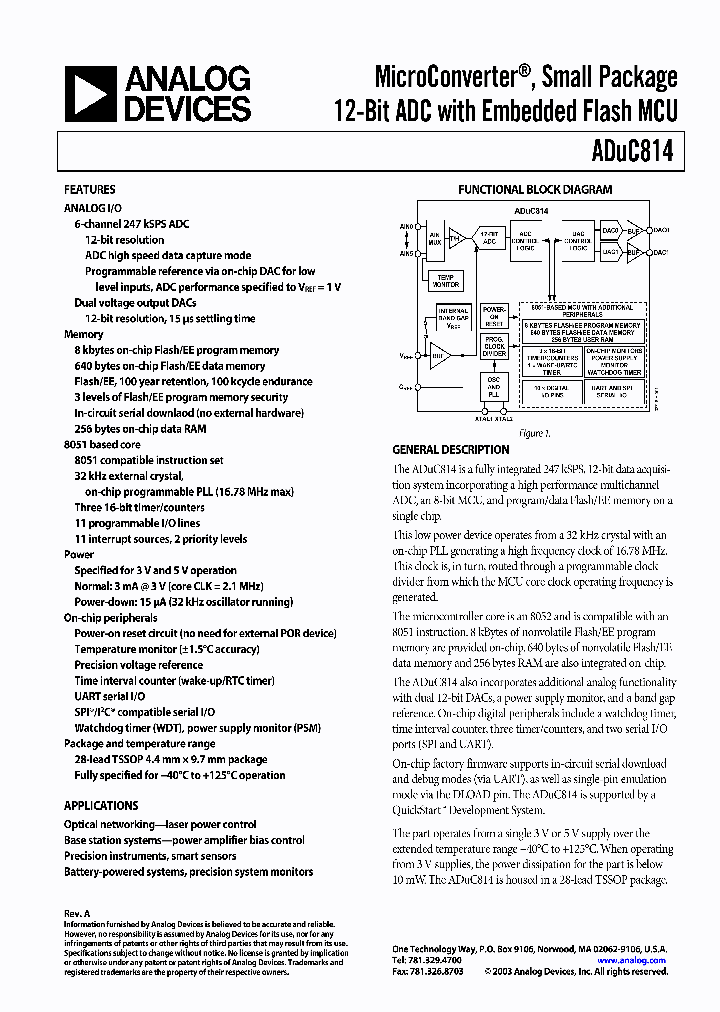 ADUC814ARU_954652.PDF Datasheet