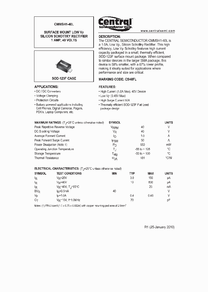 CMMSH1-40L_1073659.PDF Datasheet