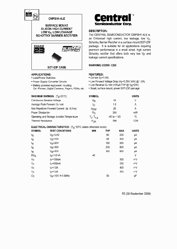 CMPSH1-4LE_1073675.PDF Datasheet