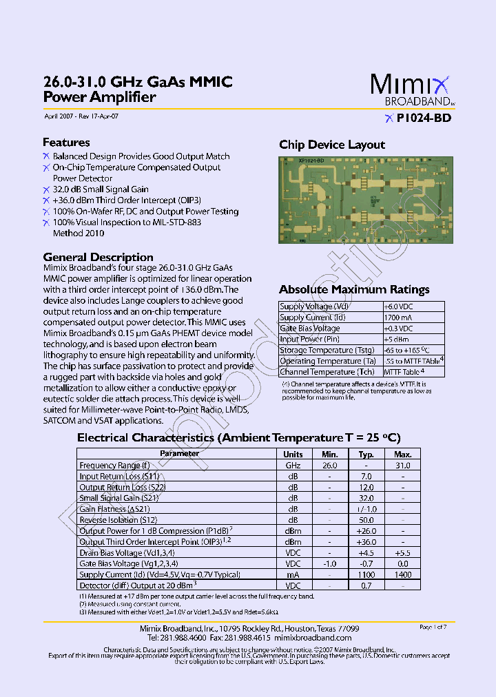 XP1024-BD-000V_670219.PDF Datasheet