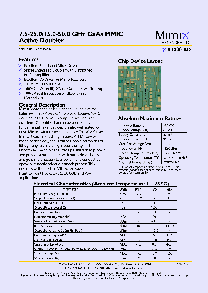 XX1000-BD-000V_670455.PDF Datasheet