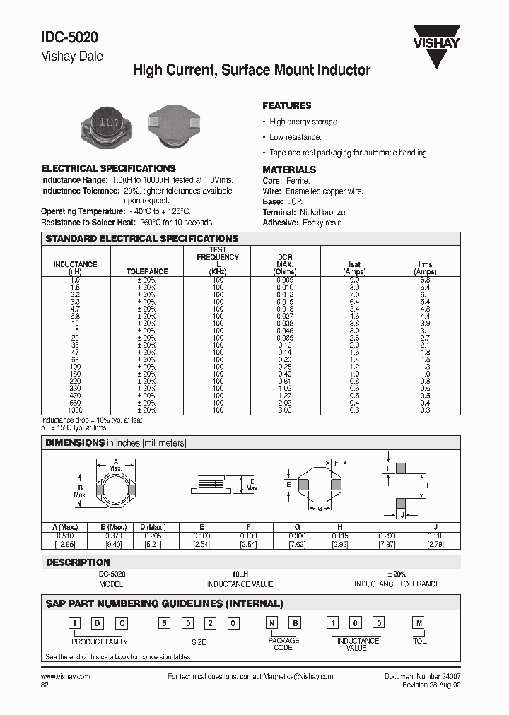 IDC-5020-NB-100-M_671035.PDF Datasheet