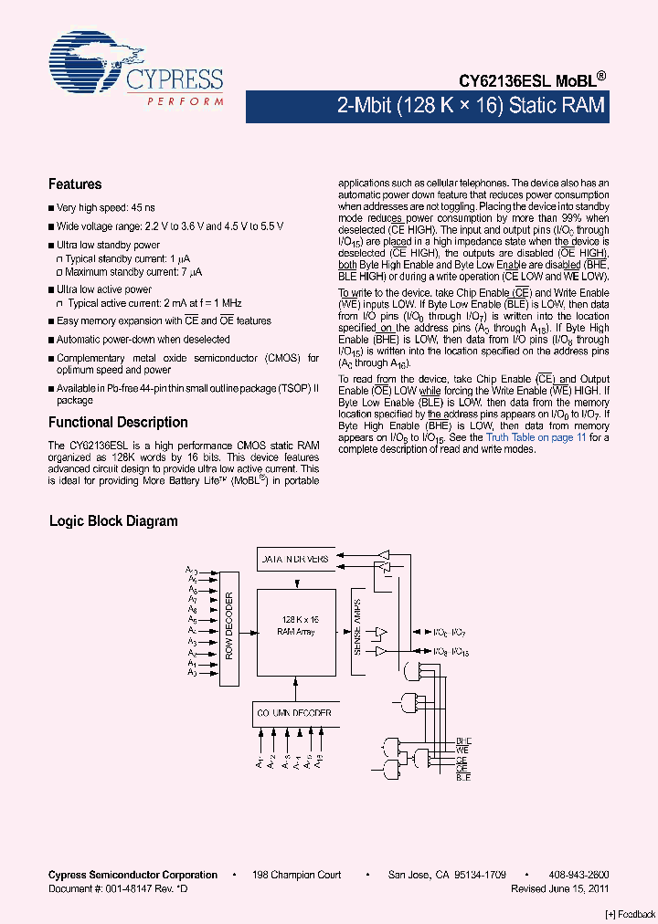 CY62136ESL-45ZSXI_1078581.PDF Datasheet