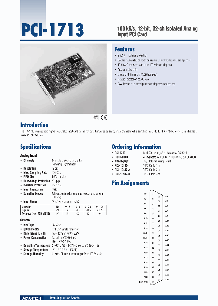 PCI-1713_1079081.PDF Datasheet