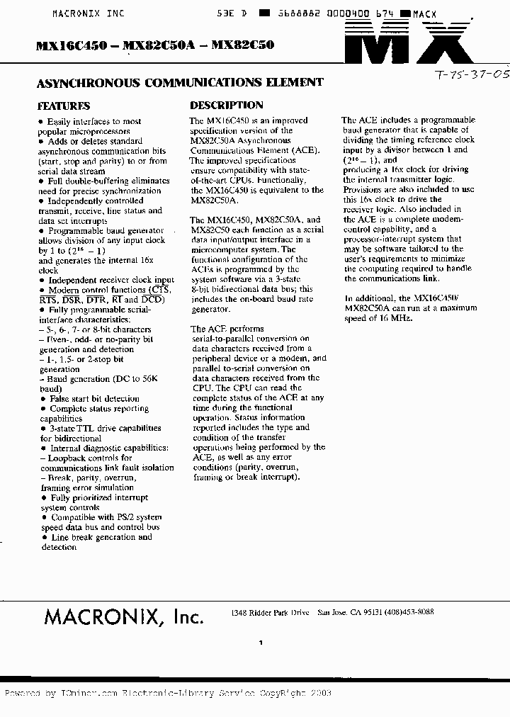 MX16C450QC_677161.PDF Datasheet