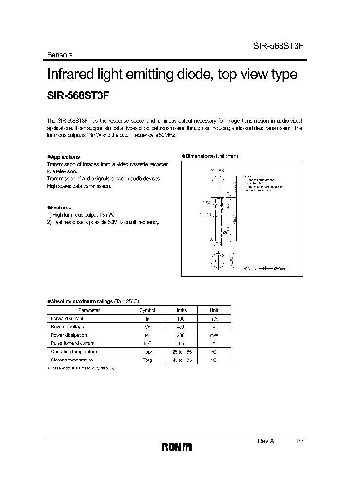 SIR-568ST3F1_1090724.PDF Datasheet