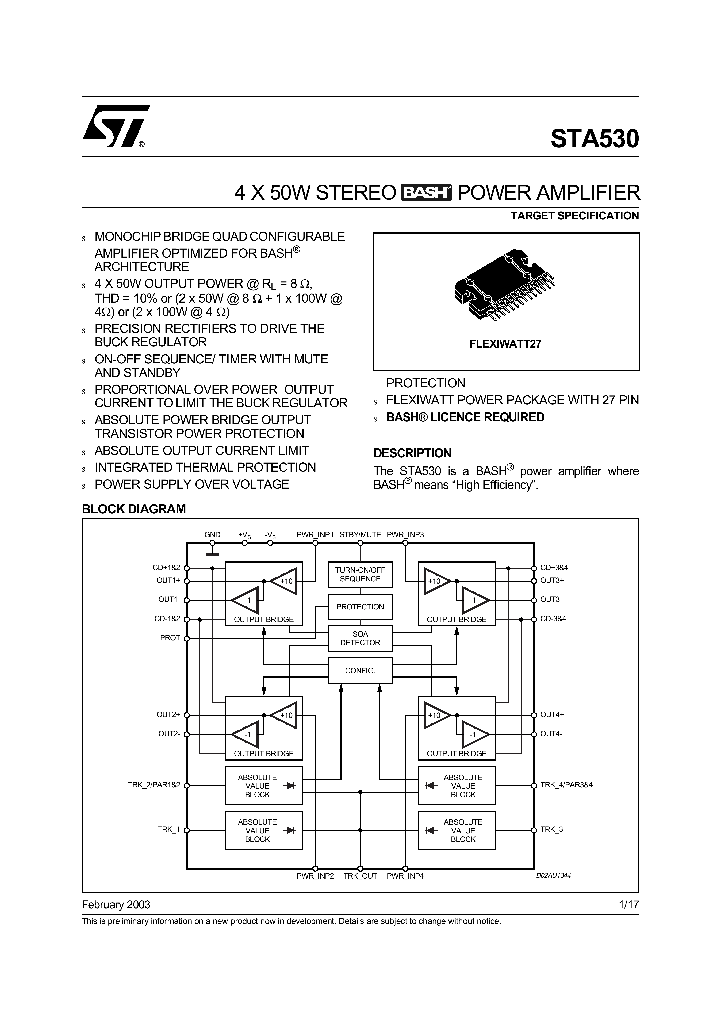 STA530_962660.PDF Datasheet