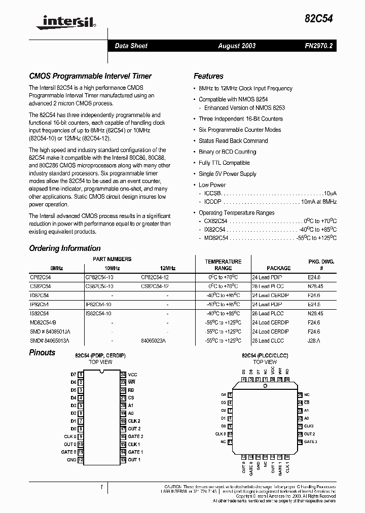 82C54_964381.PDF Datasheet