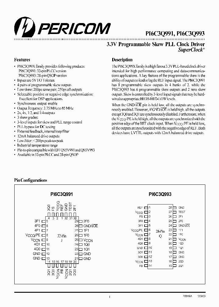 PI6C3Q991-2J_965392.PDF Datasheet