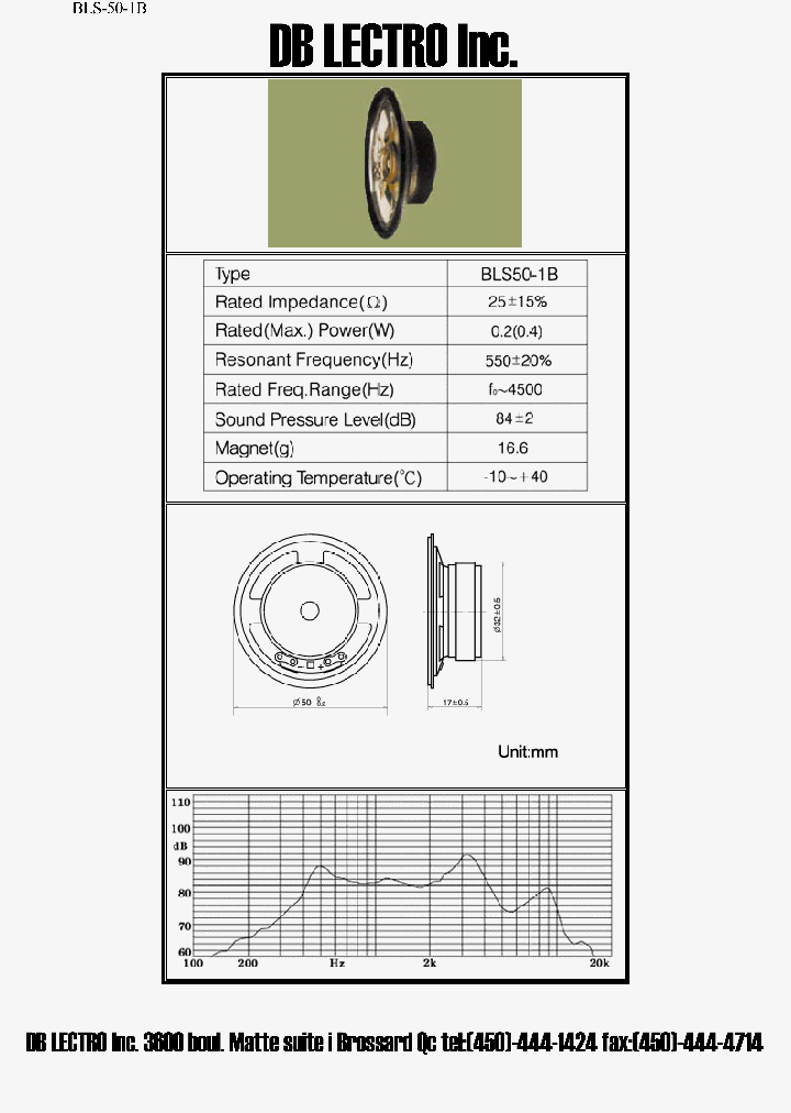 BLS50-1B_1097088.PDF Datasheet