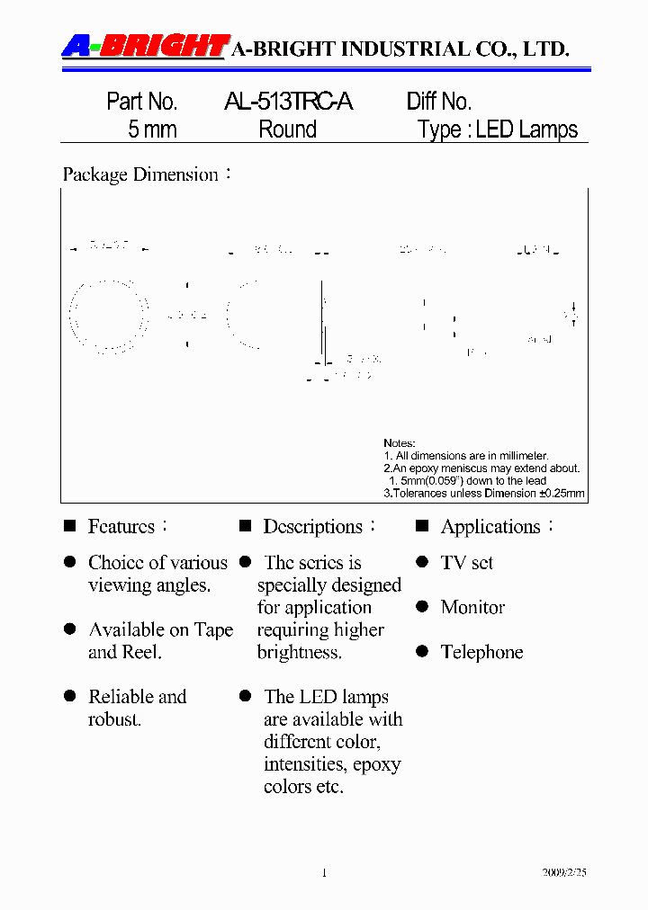 AL-513TRC-A09_1099270.PDF Datasheet