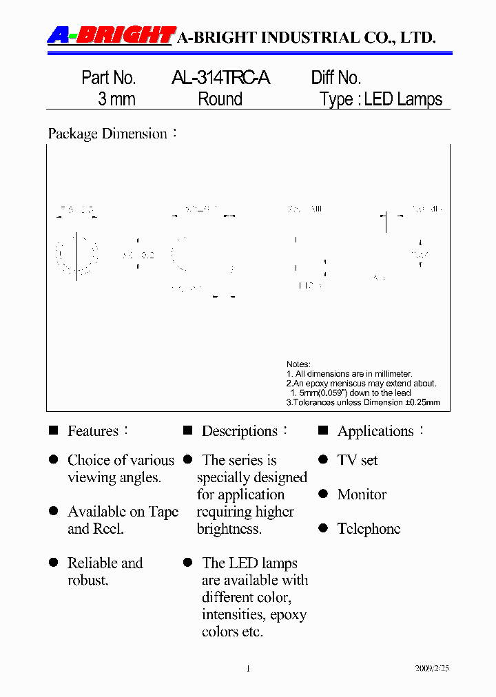 AL-314TRC-A09_1099269.PDF Datasheet