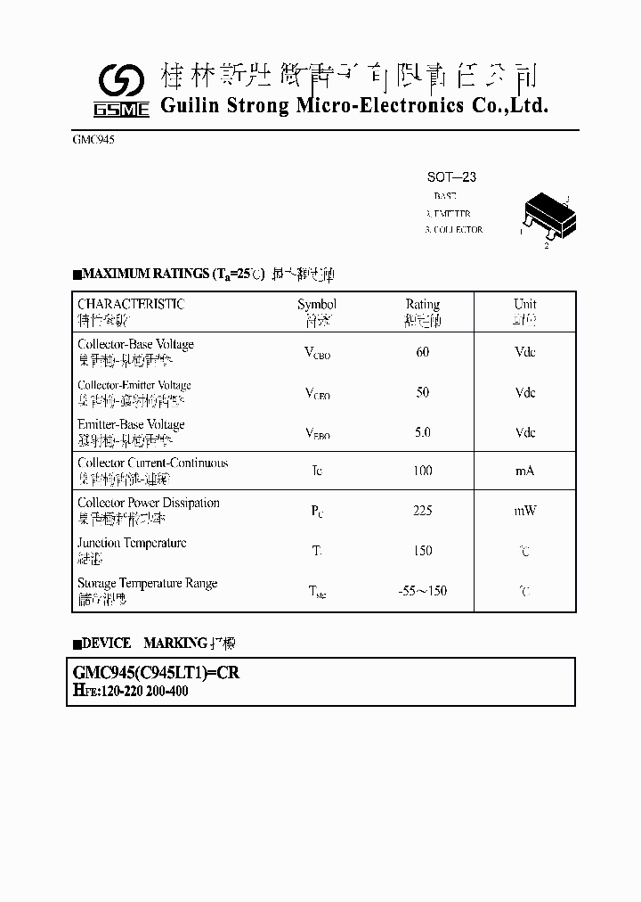 GMC945_1099502.PDF Datasheet