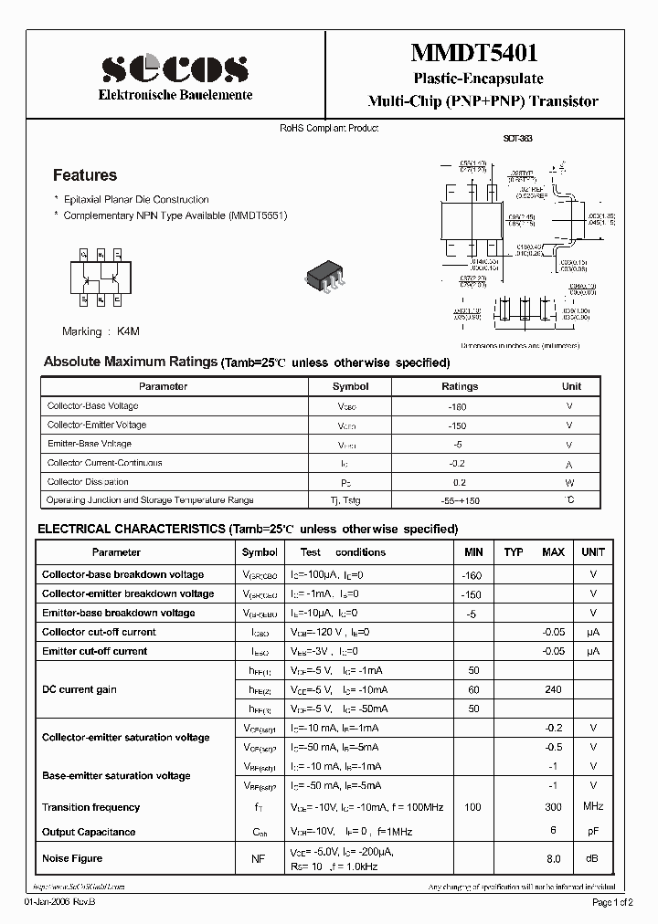 MMDT5401_1100961.PDF Datasheet