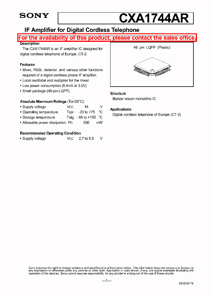 CXA1744AR_975989.PDF Datasheet