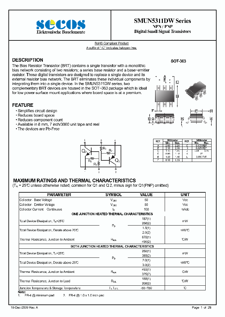 SMUN5312DW_1103433.PDF Datasheet