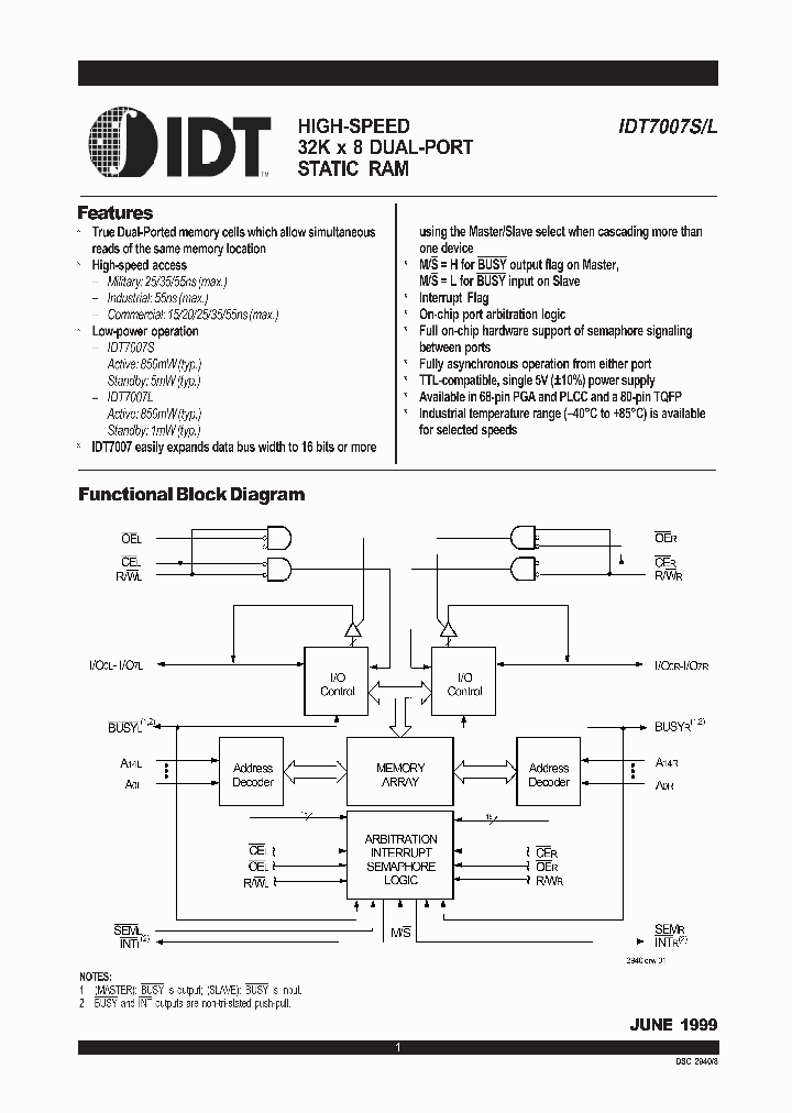IDT7007L55G_682752.PDF Datasheet