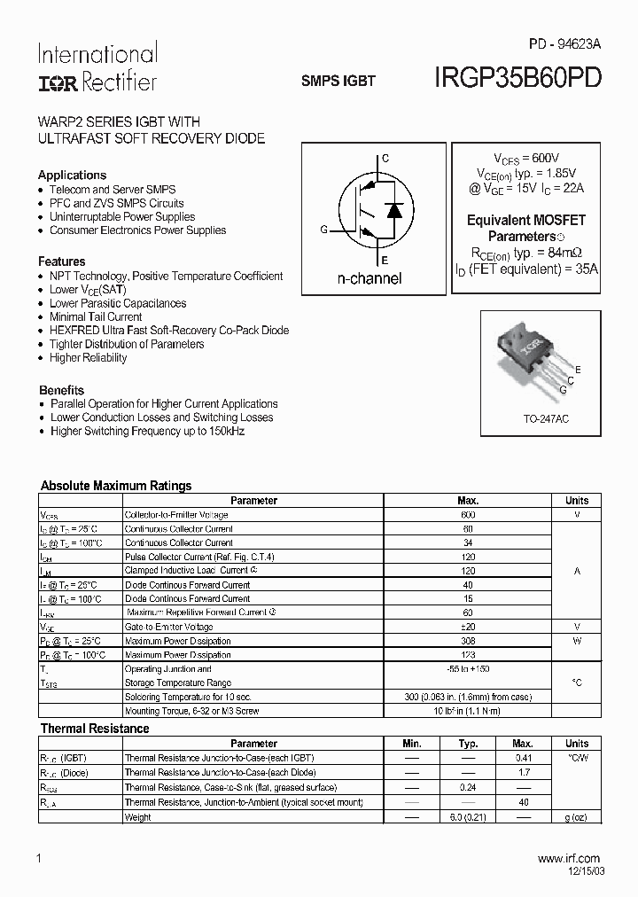 IRGP35B60PD_977755.PDF Datasheet