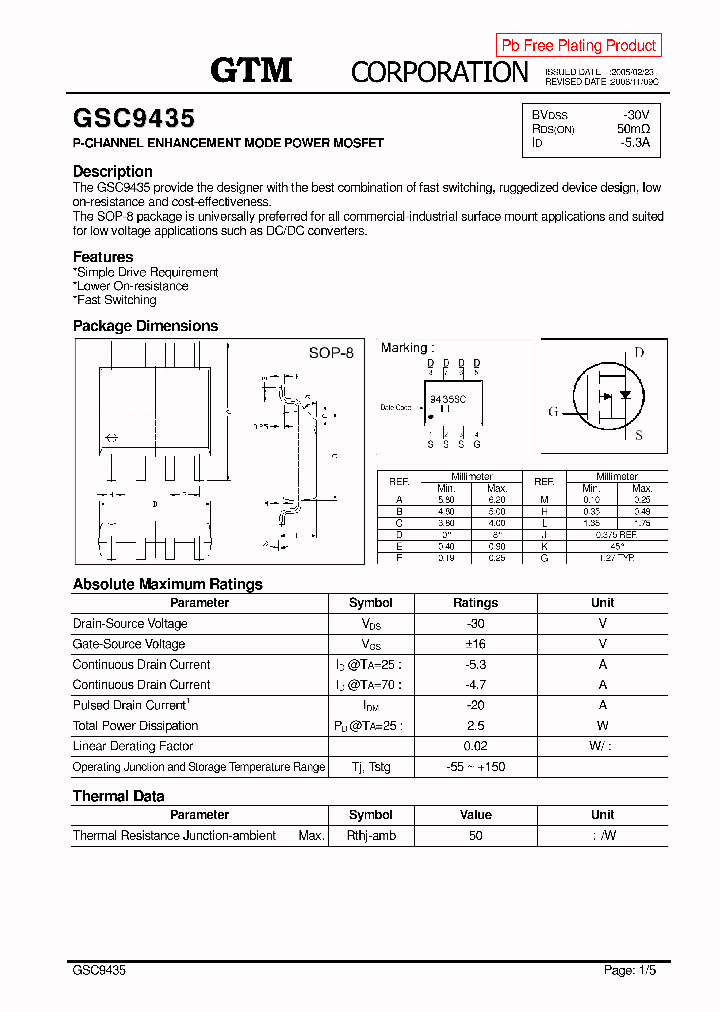 GSC9435_1106094.PDF Datasheet