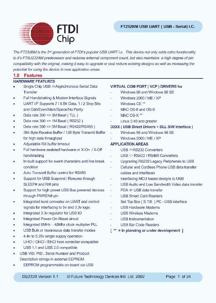 FT232BM_775347.PDF Datasheet