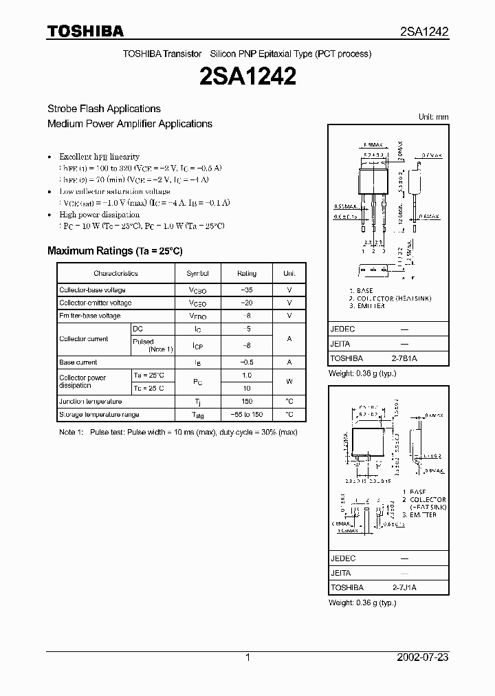 2SA1242_980985.PDF Datasheet