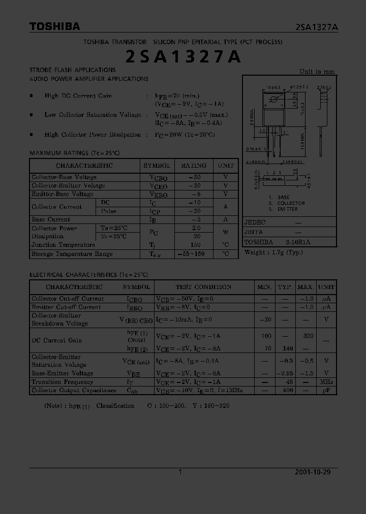 2SA1327A_980988.PDF Datasheet
