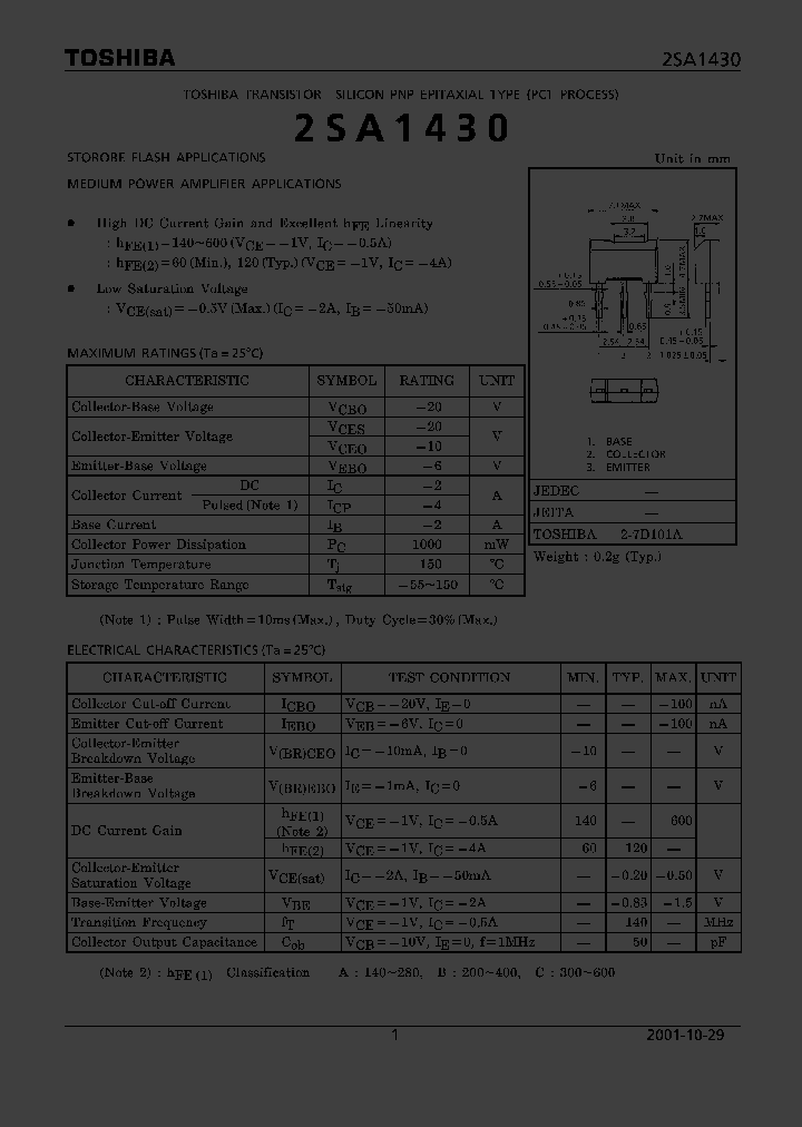 2SA1430_980990.PDF Datasheet