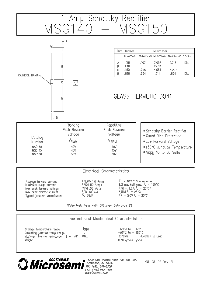 MSG150_1107866.PDF Datasheet