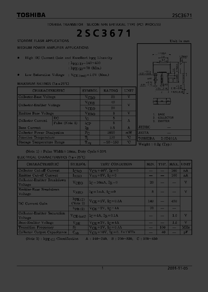 2SC3671_981005.PDF Datasheet