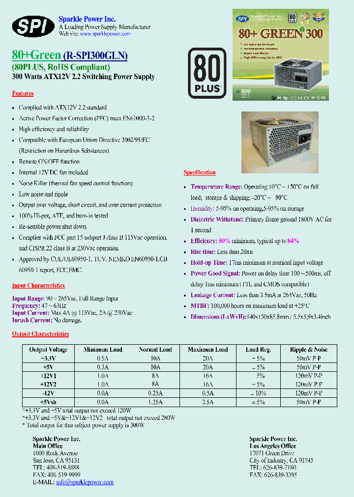 R-SPI300GLN_1109469.PDF Datasheet