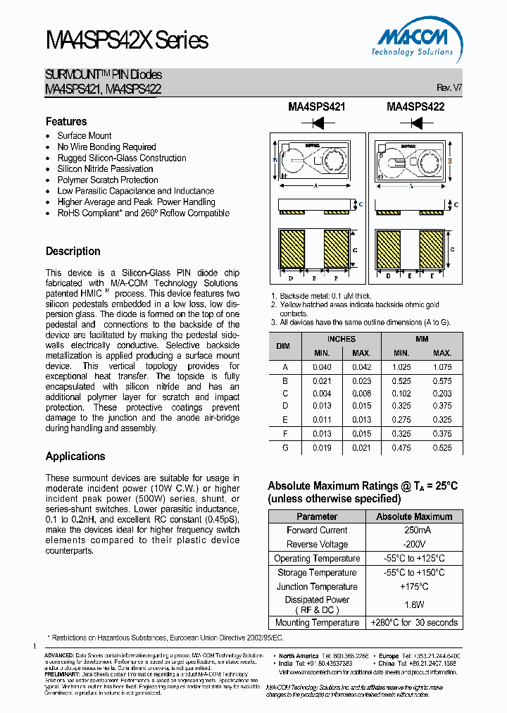 MA4SPS42XV7_1109543.PDF Datasheet