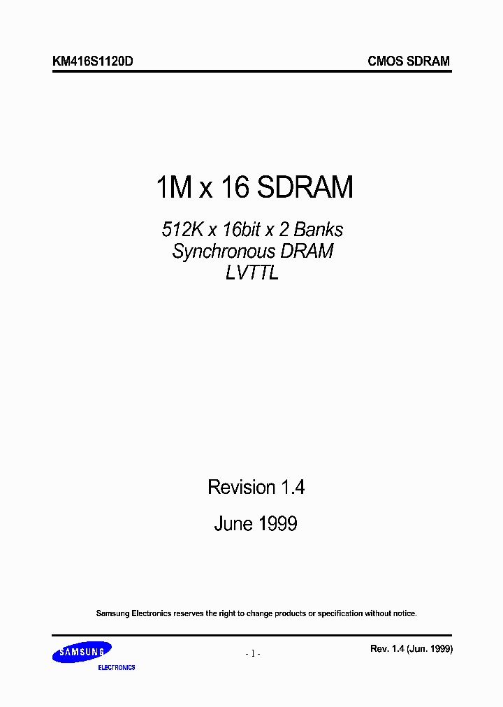 KM416S1120DT-GF7_1112042.PDF Datasheet