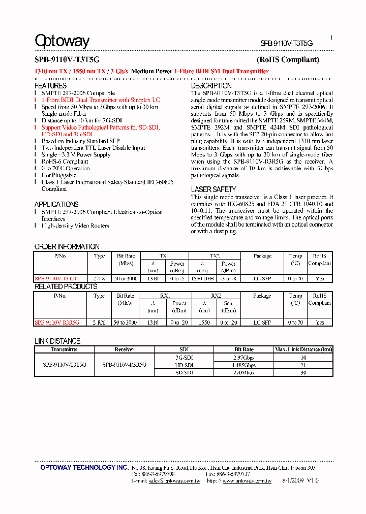 SPB-9110V-T3T5G_1112412.PDF Datasheet