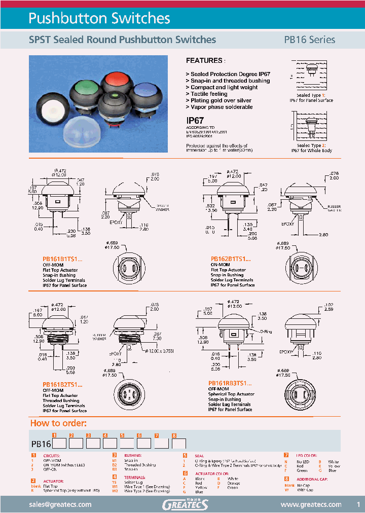 PB161B1TS1AGW_1116600.PDF Datasheet