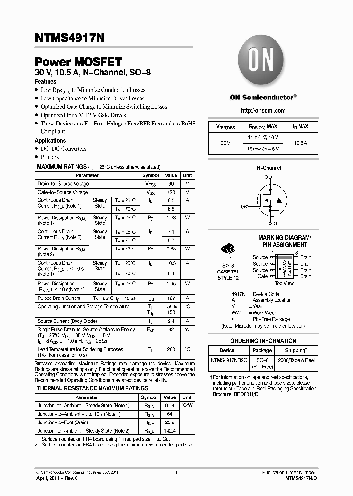 NTMS4917N_1117507.PDF Datasheet