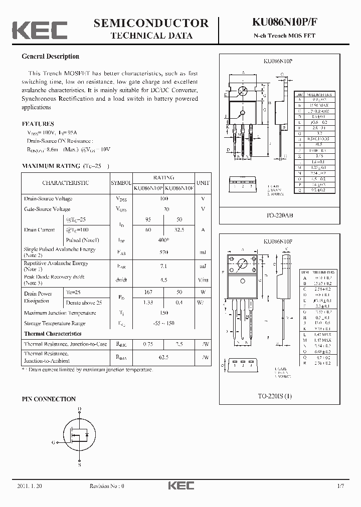 KU086N10F_1117663.PDF Datasheet