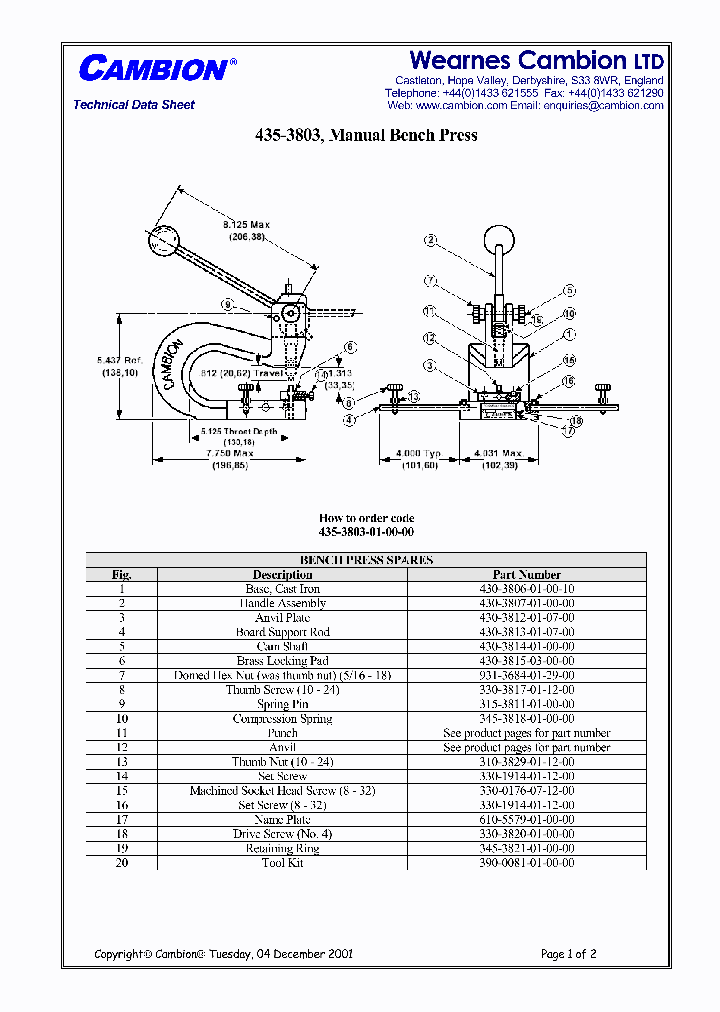 435-3803_1119861.PDF Datasheet