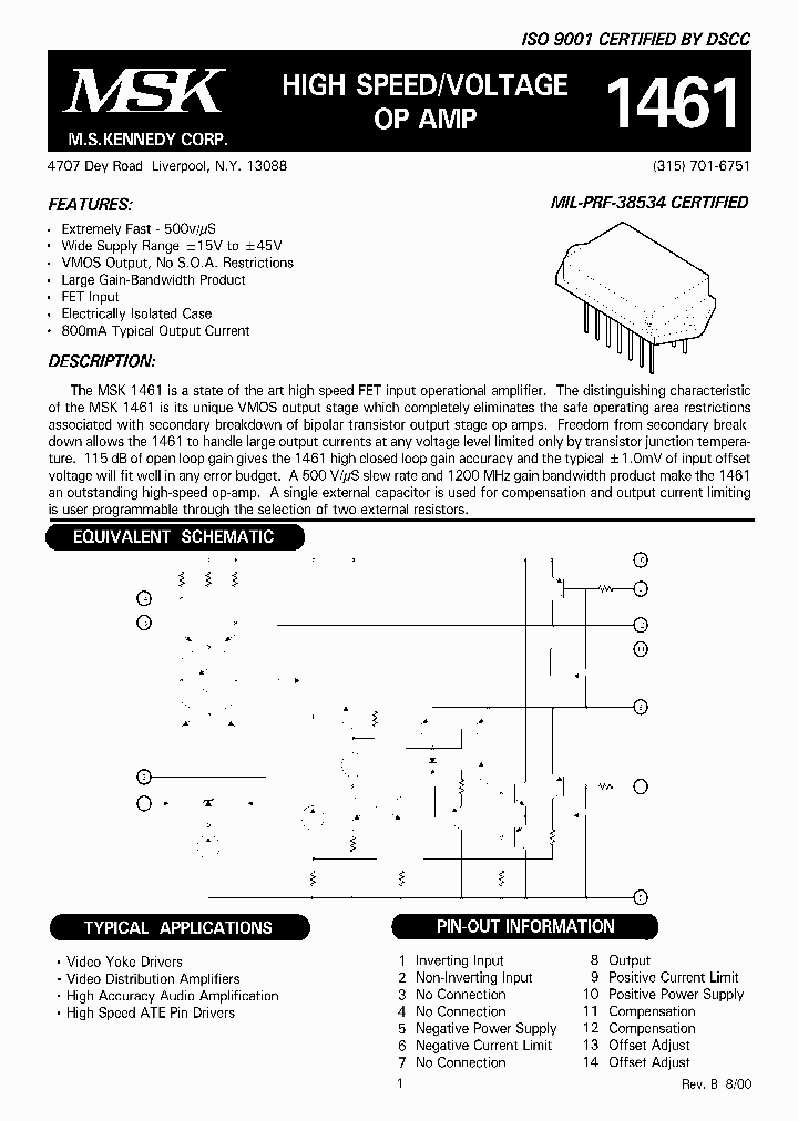 MSK1461_985460.PDF Datasheet