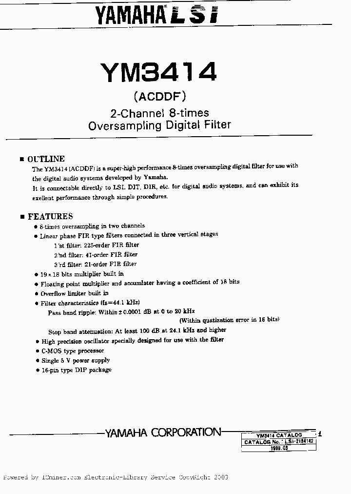 YM3414_687641.PDF Datasheet