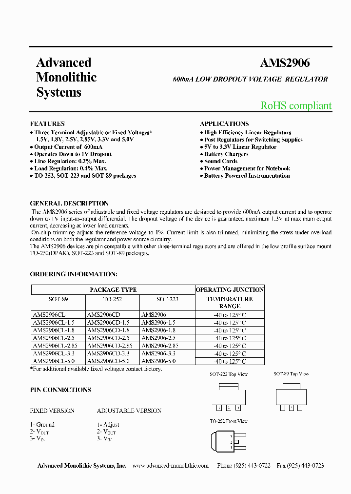 AMS2906CL-285_688893.PDF Datasheet