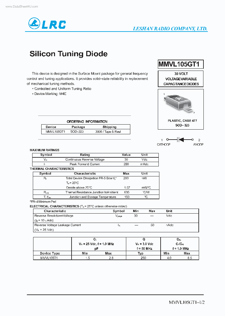 MMVL105GT1_799317.PDF Datasheet
