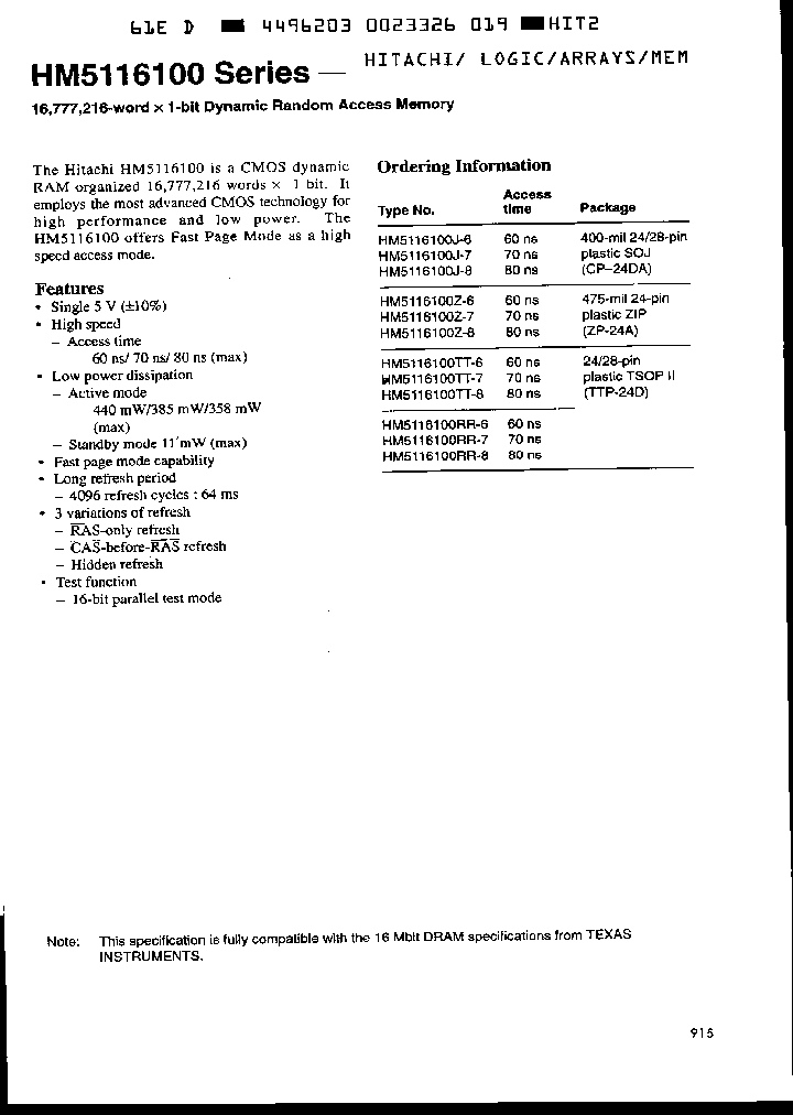 HM5116100Z-6_689873.PDF Datasheet