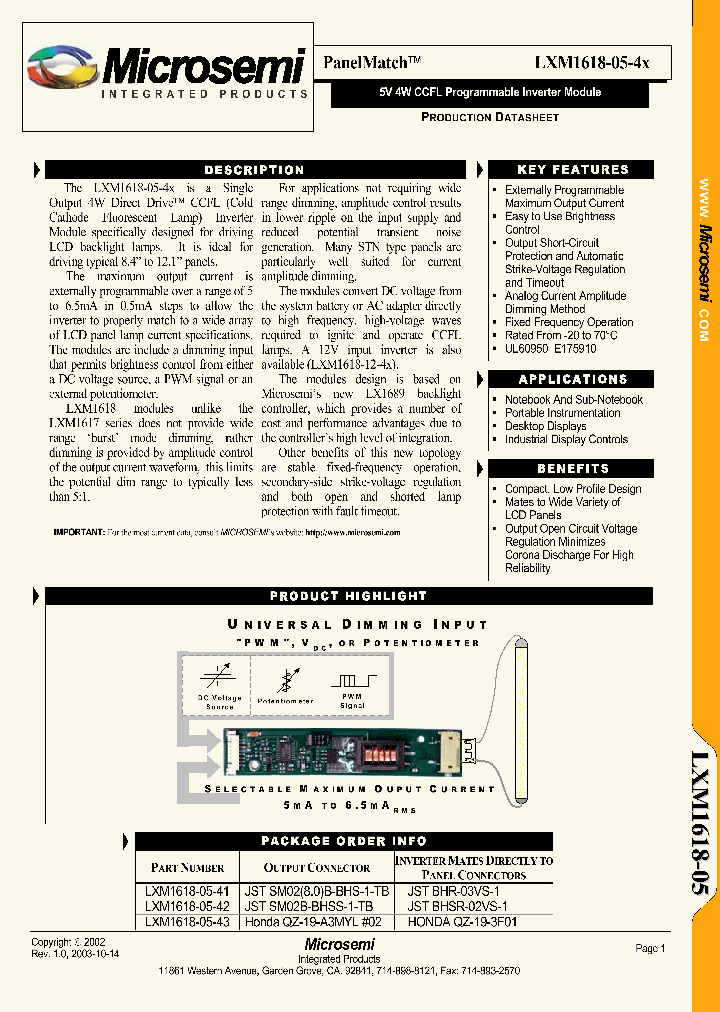 LXM1618-05-43_1013163.PDF Datasheet
