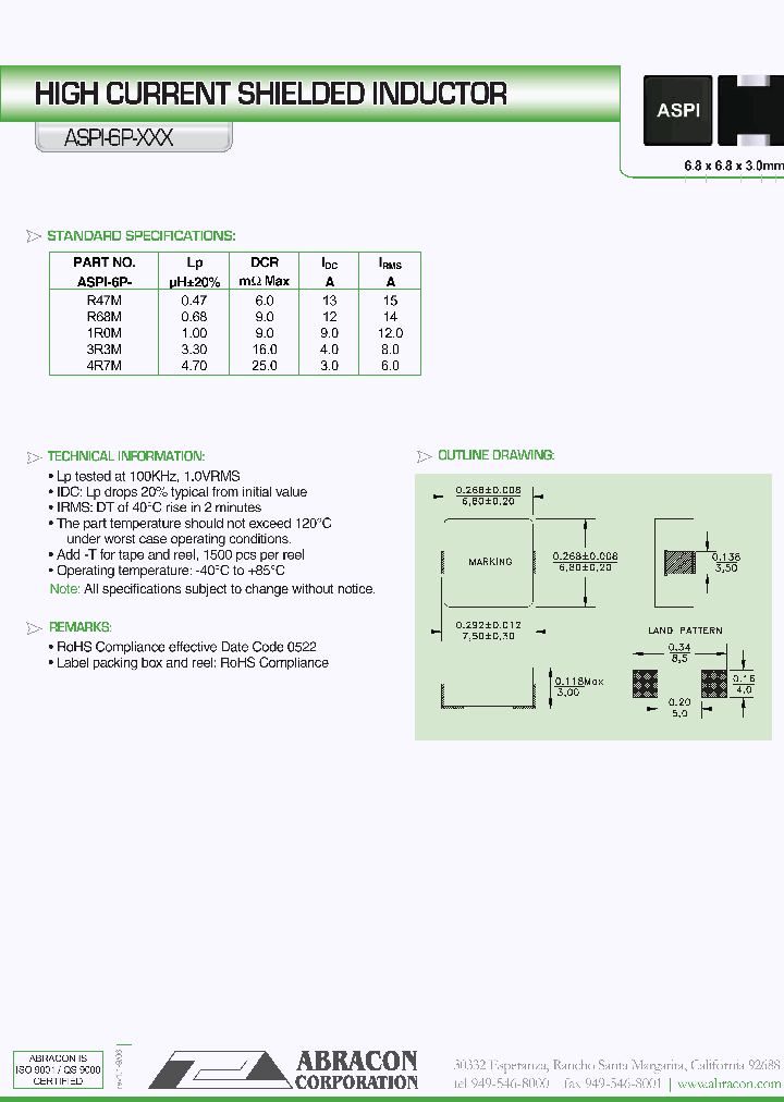 ASPI-6P-XXX_689949.PDF Datasheet