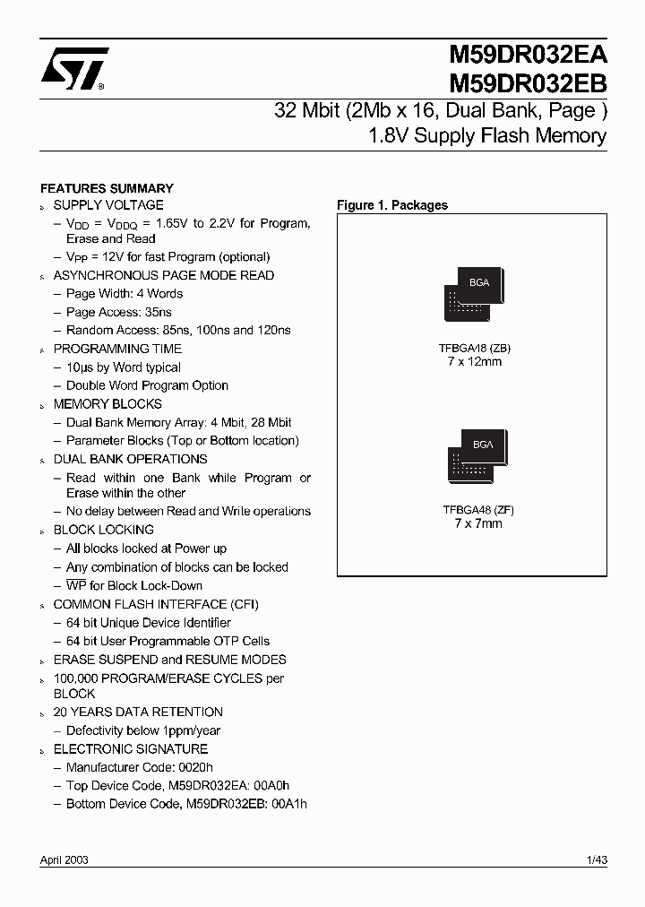 M59DR032E-ZFE_690464.PDF Datasheet