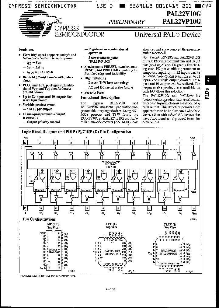 PAL22VP10G-5PC_692782.PDF Datasheet