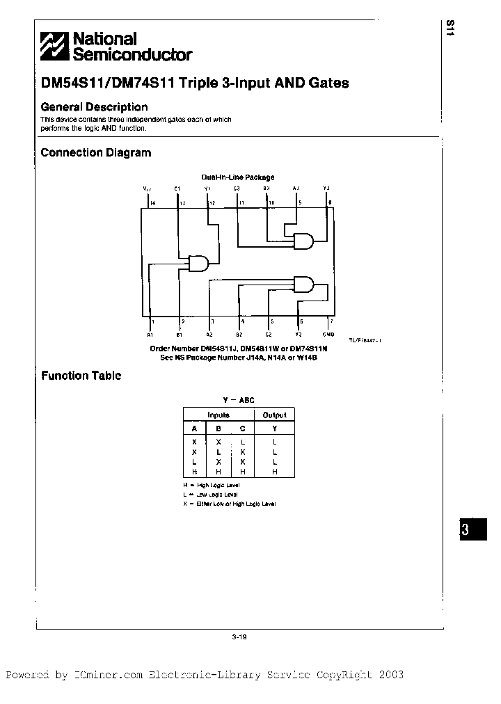 DM54S11W883_693818.PDF Datasheet