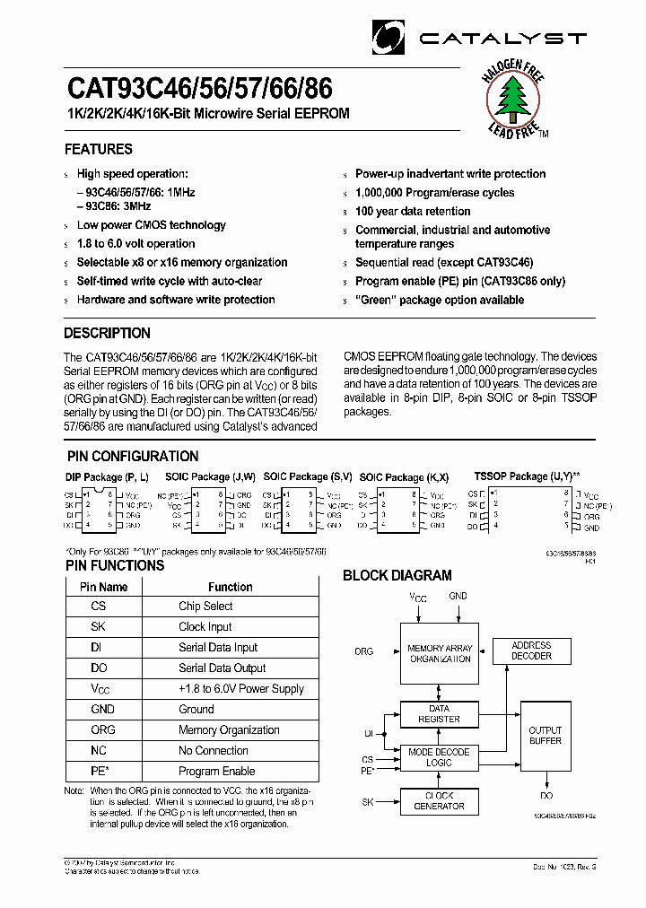 CAT93C46L-18_693850.PDF Datasheet